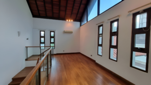 Spacious partly furnished home in Tijani 2 South, Bukit Tunku, featuring a private garden, scenic balcony, and premium amenities.