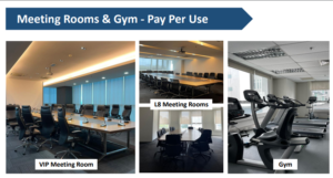 Fully furnished 16,245 sq.ft. corporate office space in KL Sentral with 16 parking bays for rent at RM73,102 monthly including utilities