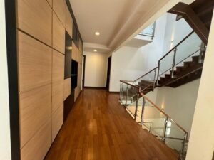 Freehold semi-D house for sale in Bukit Tunku, featuring a modern design, spacious rooms, private garden, and secure living