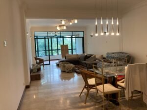 Spacious 4-bedroom house for rent in Bukit Tunku, Kuala Lumpur, featuring a balcony, garden, and premium facilities like a swimming pool, gym, and 24-hour security.