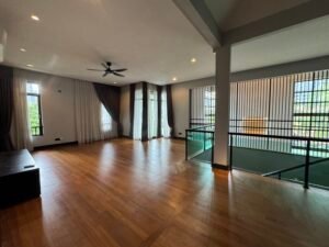 Luxurious Balinese-inspired bungalow in Ampang Hilir featuring tropical architecture, private swimming pool, and lush landscaping in Embassy Row