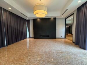Luxurious Balinese-inspired bungalow in Ampang Hilir featuring tropical architecture, private swimming pool, and lush landscaping in Embassy Row