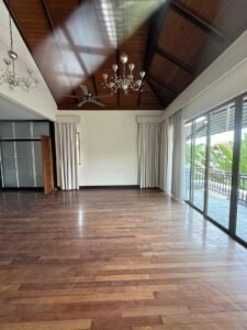 Luxury 5-bedroom semi-detached house for rent in Duta Tropika gated community, Mont Kiara featuring partial furnishings and modern amenities