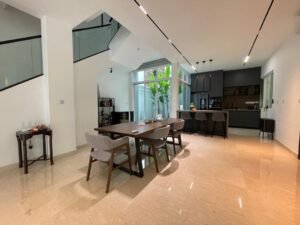 Luxury 5-bedroom semi-D in Duta Tropika gated community featuring modern architecture and premium finishe