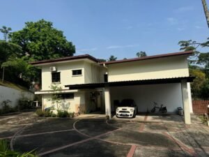 Vast 47,050 sq.ft. freehold bungalow land in Bukit Tunku, split into two titles, ideal for upscale development."