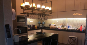 Semi-D house for sale in Saville, The Park, Bangsar. 4,612 sq.ft., 6 bedrooms, 7 bathrooms, 2 car parks. RM 5.2 million. Features include kitchen cabinet, air conditioning, bathtub, and access to BBQ, swimming pool, jacuzzi, sauna, and gym. 24-hour security.