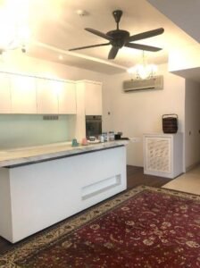 Spacious semi-D house for sale at Tijani 2 South, Bukit Tunku. 4 bedrooms, 6 bathrooms, and 2 maid rooms. Featuring modern interiors, elevator, air conditioning, kitchen cabinets, and garden. Ideal for families in a prestigious location. Priced at RM 4,700,000.