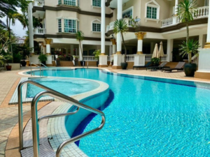 Luxurious Fully Furnished Residence in Bukit Tunku – 3+1 Rooms, 5 Bathrooms, Spacious Balcony, Private Garden, and Premium Amenities Including Swimming Pool, Gym, and 24-Hour Security