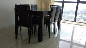 Spacious fully furnished condominium at Setia Sky Residences featuring 1,100 sq.ft. living space with 2 bedrooms, stunning KLCC views, comprehensive facilities and convenient MRT access