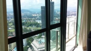 Spacious fully furnished condominium at Setia Sky Residences featuring 1,100 sq.ft. living space with 2 bedrooms, stunning KLCC views, comprehensive facilities and convenient MRT access