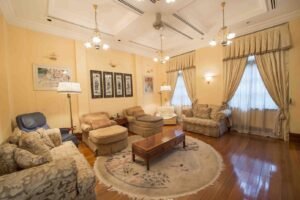 Magnificent Italian-designed duplex bungalow in Taman Duta featuring 21,512 sq.ft. land area, 16,635 sq.ft. built-up space with 7 bedrooms in a 24-hour guarded community with lush greenery