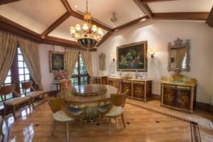Magnificent Italian-designed duplex bungalow in Taman Duta featuring 21,512 sq.ft. land area, 16,635 sq.ft. built-up space with 7 bedrooms in a 24-hour guarded community with lush greenery