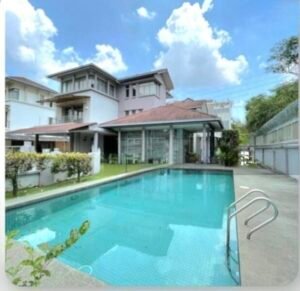 Luxurious bungalow in Dutamas Cempaka featuring swimming pool, spacious living areas, and elegant design in secure gated community close to Publika Shopping Gallery