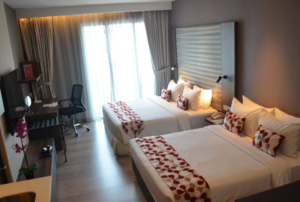 Fully furnished freehold studio unit at Ramada Suites Bukit Bintang featuring 453 sq.ft. of modern living space in the heart of Kuala Lumpur's premium shopping district