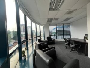 Modern and fully furnished office space at Wisma Bangsar 8, offering 4,500 sq.ft. in a prime Kuala Lumpur business district.