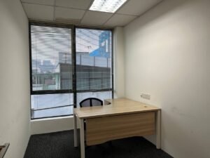 Modern and fully furnished office space at Wisma Bangsar 8, offering 4,500 sq.ft. in a prime Kuala Lumpur business district.