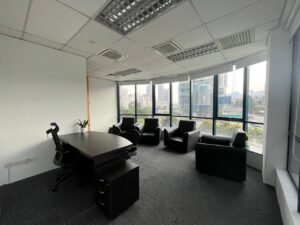 Modern and fully furnished office space at Wisma Bangsar 8, offering 4,500 sq.ft. in a prime Kuala Lumpur business district.