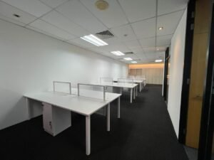 Modern and fully furnished office space at Wisma Bangsar 8, offering 4,500 sq.ft. in a prime Kuala Lumpur business district.