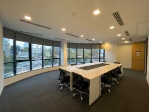 Modern and fully furnished office space at Wisma Bangsar 8, offering 4,500 sq.ft. in a prime Kuala Lumpur business district.