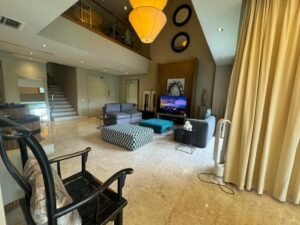 Spacious freehold condominium in Bukit Tunku featuring 3,200 sq.ft. built-up area with 3+1 bedrooms, 5 bathrooms, premium furnishings and comprehensive facilities including pool, gym and tennis courts