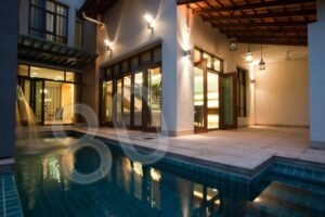 Luxurious 7,477 sq.ft. Type A1 bungalow in Kiara Hills featuring 6+1 bedrooms, north-facing entrance, and premium living environment on 8,740 sq.ft. of land