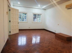 Sophisticated 5,610 sq.ft. bungalow in Ampang Hilir featuring swimming pool, spacious master bedroom with walk-in wardrobe, and built-in kitchen cabinetry on a generous 16,608 sq.ft. freehold estate