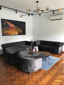 Sophisticated 5,610 sq.ft. bungalow in Ampang Hilir featuring swimming pool, spacious master bedroom with walk-in wardrobe, and built-in kitchen cabinetry on a generous 16,608 sq.ft. freehold estate