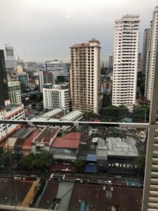 Contemporary fully furnished studio residence in Lorong Ceylon featuring 411 sq.ft. living space with balcony, pool and gym facilities, minutes from Bukit Bintang entertainment district and Jalan Alor Food Street