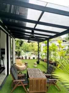 Luxurious penthouse duplex condominium in elite Bukit Tunku featuring 2,648 sq.ft. living space with private rooftop garden, floor-to-ceiling windows, premium renovation and pet-friendly environment in gated community