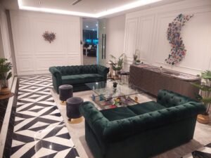 Modern 13-floor commercial tower in KL Eco City featuring 59,527 sq.ft. of fully tenanted retail and office space, offering immediate rental income and premium Jalan Bangsar location