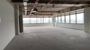 Modern 13-floor commercial tower in KL Eco City featuring 59,527 sq.ft. of fully tenanted retail and office space, offering immediate rental income and premium Jalan Bangsar location