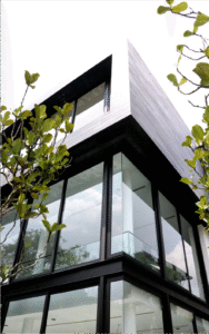 Stunning modern boutique bungalow in Damansara Heights showcasing 9,551 sq.ft. of luxury living with VOLAKAS Greek marble, BULTHAUP German kitchen, private swimming pool, and premium European finishes throughout