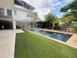 Expansive 13,000 sq.ft. bungalow in Bukit Tunku, featuring 6+3 bedrooms, 9 bathrooms, swimming pool, jacuzzi, and KLCC view in a prestigious Kuala Lumpur location.