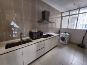 Elegant 1,500 sq.ft. condominium in Pavilion Hilltop, Mont Kiara, with 3 bedrooms, 3 bathrooms, fully furnished, and freehold title in a prestigious Kuala Lumpur location.