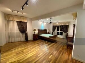 Spacious 3,688 sq.ft. corner condominium in Kiaramas Cendana, Mont Kiara, with 5+2 bedrooms, city-view balcony, and freehold title in a prestigious Kuala Lumpur location.
