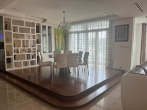 Spacious 3,133 sq.ft. fully furnished condominium in Tijani 2 North, with 4+1 bedrooms, pool, gym, and lush green surroundings in a prestigious Kuala Lumpur location.