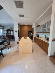Spacious 5,000 sq.ft. 3-storey semi-detached home in Bukit Tunku, with 4+1 bedrooms, tastefully renovated, and gated security in a prestigious Kuala Lumpur location.