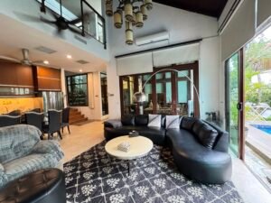 Spacious 5,000 sq.ft. semi-detached home in Tijani 2 South, Bukit Tunku, with 4+1 bedrooms, pool, garden, and greenery views in a prestigious Kuala Lumpur location.