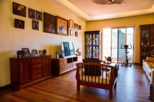 Spacious freehold bungalow in Bangsar, Kuala Lumpur featuring 12,000 sq.ft. built-up, 5+2 bedrooms, private garden, and prime location near BSC and Pantai Hospital.