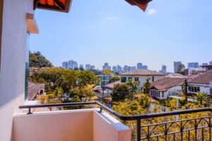 Spacious freehold bungalow in Bangsar, Kuala Lumpur featuring 12,000 sq.ft. built-up, 5+2 bedrooms, private garden, and prime location near BSC and Pantai Hospital.