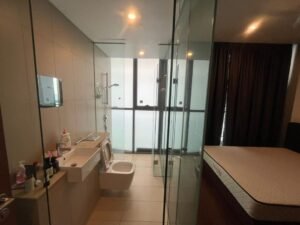Modern fully furnished 3-bedroom condominium unit at The Fennel Sentul East – 1,237 sq.ft., freehold, swimming pool, gym, family-friendly facilities