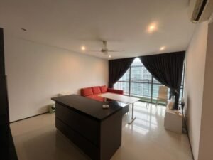 Modern fully furnished 3-bedroom condominium unit at The Fennel Sentul East – 1,237 sq.ft., freehold, swimming pool, gym, family-friendly facilities