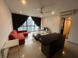 Modern fully furnished 3-bedroom condominium unit at The Fennel Sentul East – 1,237 sq.ft., freehold, swimming pool, gym, family-friendly facilities