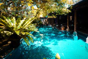 Elegant Balinese-style bungalow in Bukit Damansara featuring private swimming pool, 9,000 sq.ft. built-up, 9,800 sq.ft. land, fully furnished luxury home.