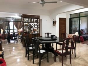 Renovated fully furnished condominium in Sri Kenny, Bukit Tunku – 2,271 sq.ft., 3+1 bedrooms, huge lanai with pool & greens view, freehold.
