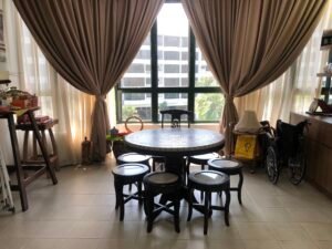 Renovated fully furnished condominium in Sri Kenny, Bukit Tunku – 2,271 sq.ft., 3+1 bedrooms, huge lanai with pool & greens view, freehold.