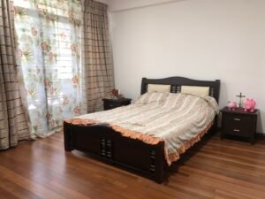 Renovated fully furnished condominium in Sri Kenny, Bukit Tunku – 2,271 sq.ft., 3+1 bedrooms, huge lanai with pool & greens view, freehold.