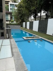 Luxurious freehold 3-storey bungalow in Bangsar featuring private swimming pool, internal lift, 9,000 sq.ft. built-up, and prime Kuala Lumpur location.