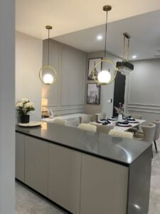 Fully furnished condominium at Datum Jelatek Residence with pool view and KLCC skyline, 1,300 sq.ft., 2 bedrooms, modern facilities and direct LRT access.