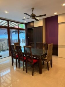 Freehold semi-detached house at Duta Nusantara Kuala Lumpur, 3,900 sq.ft. built-up on 4,036 sq.ft. land, 5+1 bedrooms, gated and guarded, tenanted investment property for sale at RM 6,000,000.